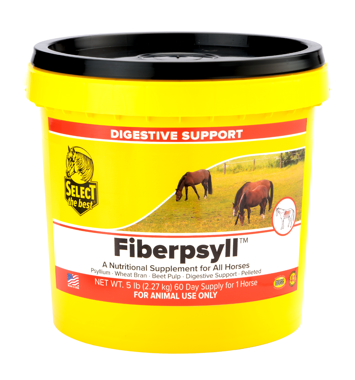 Fiberpsyll 4-in-1 Digestive Support for Horses
