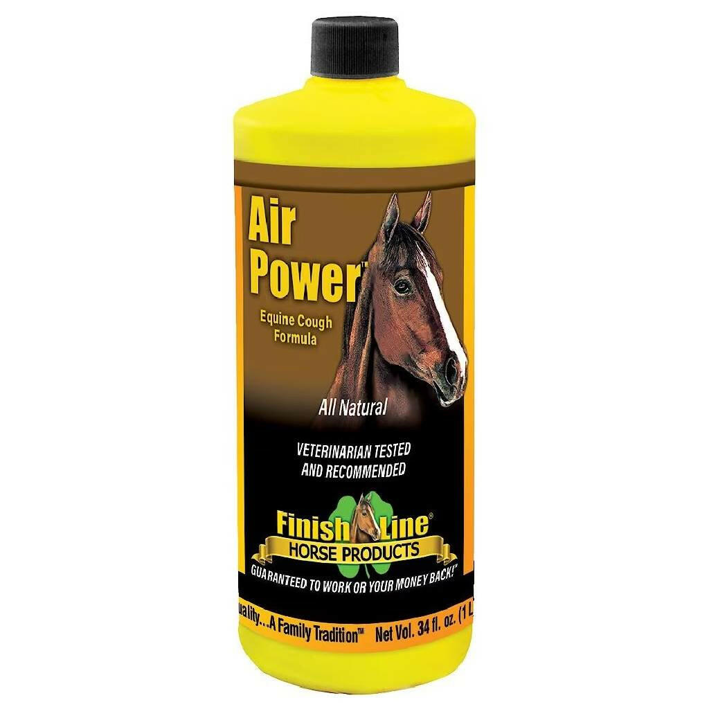Finish Line Air Power All Natural Cough Formula Liquid Supplement for Horses