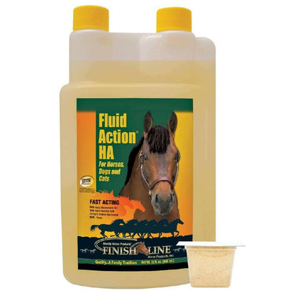 Finish Line Fluid Action HA Joint Support Liquid Supplement for Horses