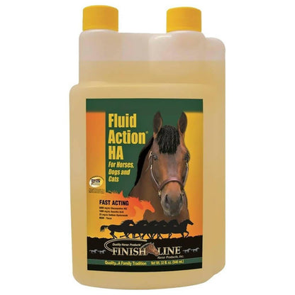 Finish Line Fluid Action HA Joint Support Liquid Supplement for Horses
