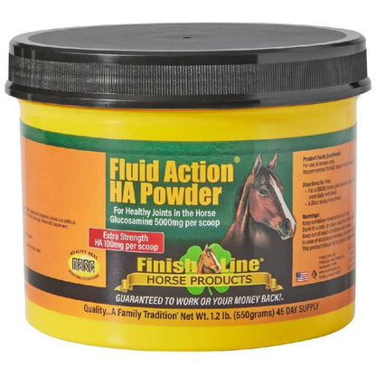 Finish Line Fluid Action HA Joint Support Supplement Powder For Horses