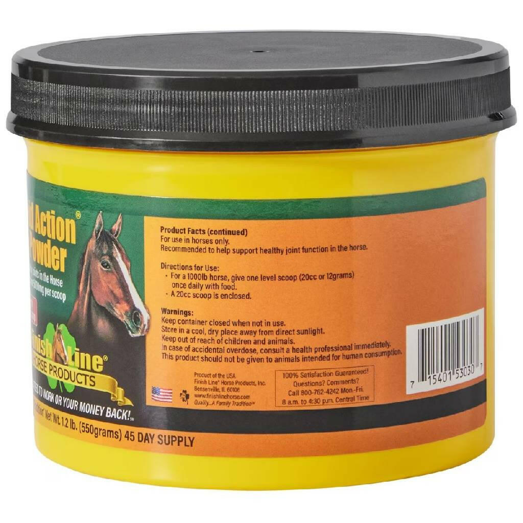 Finish Line Fluid Action HA Joint Support Supplement Powder For Horses
