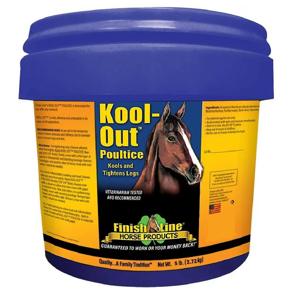 Finish Line Kool-Out Muscle & Joint Pain Relief Non-Medicated Poultice for Horses