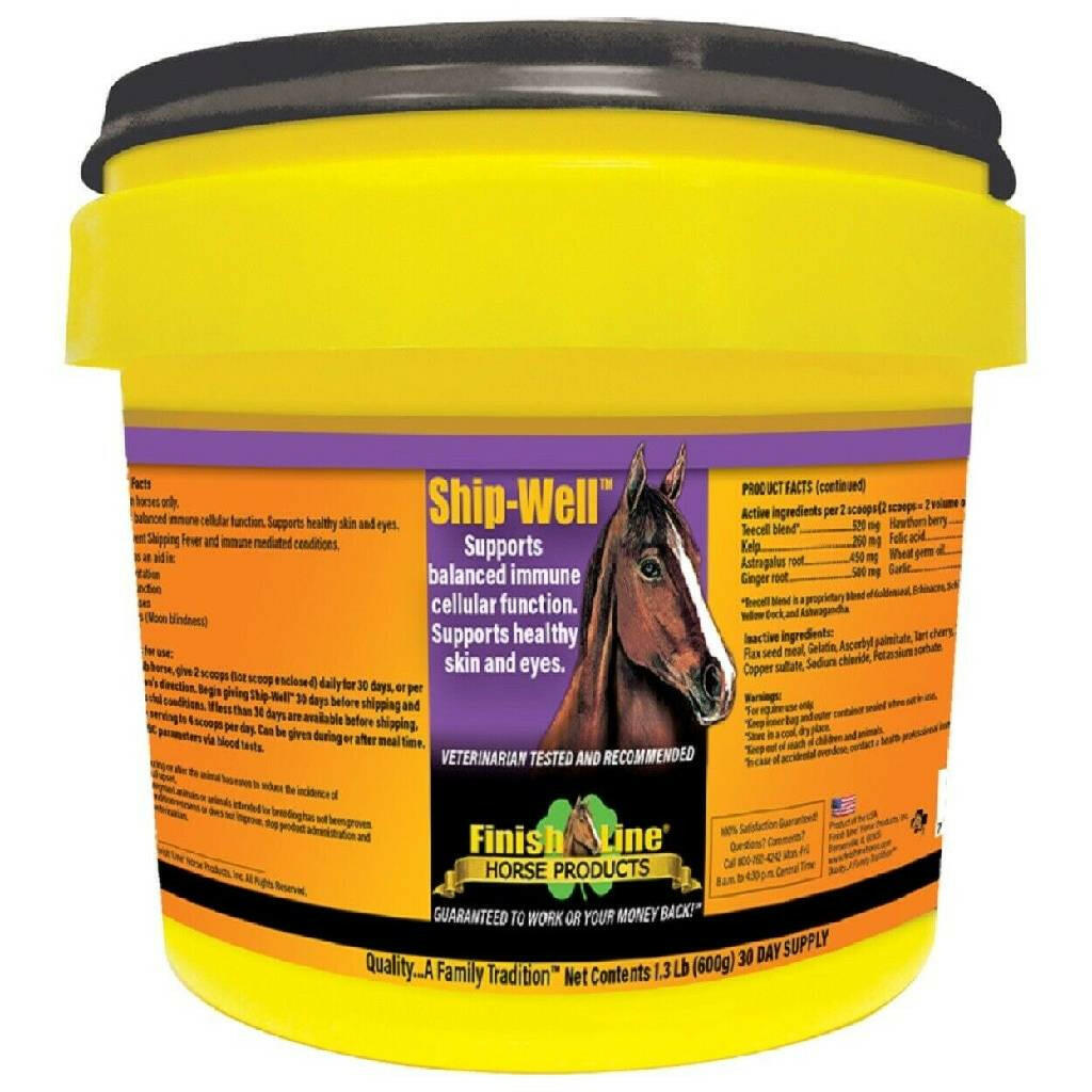 Finish Line Ship Well Immune Cellular Function Support Supplement For Horses