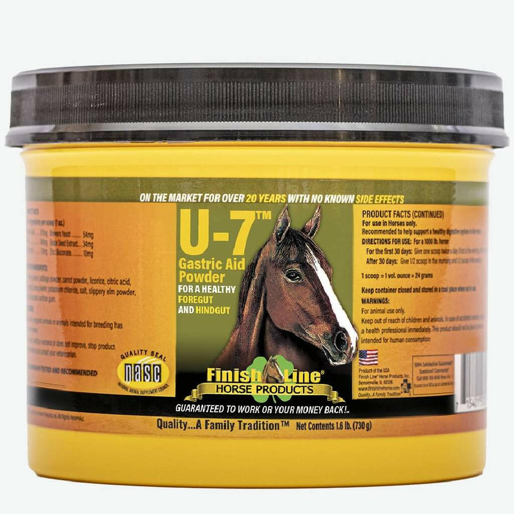 Finish Line U-7 Gastric Aid Powder Horse Supplement