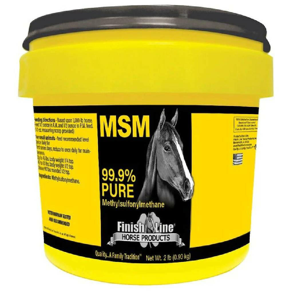 Finish Line Ultra 99.9% Pure MSM Joint Support Powder For Horses