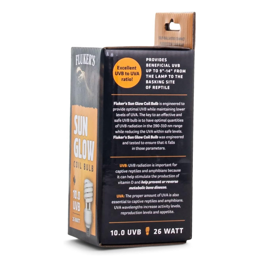 Fluker's Sun Glow 10.0 UVB Coil Bulb for Desert Reptiles