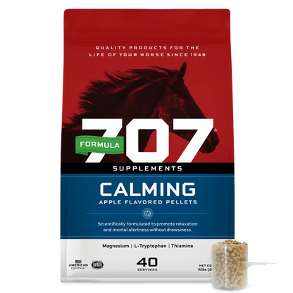 Formula 707 Calming Apple Flavored Pellet Supplement for Horses