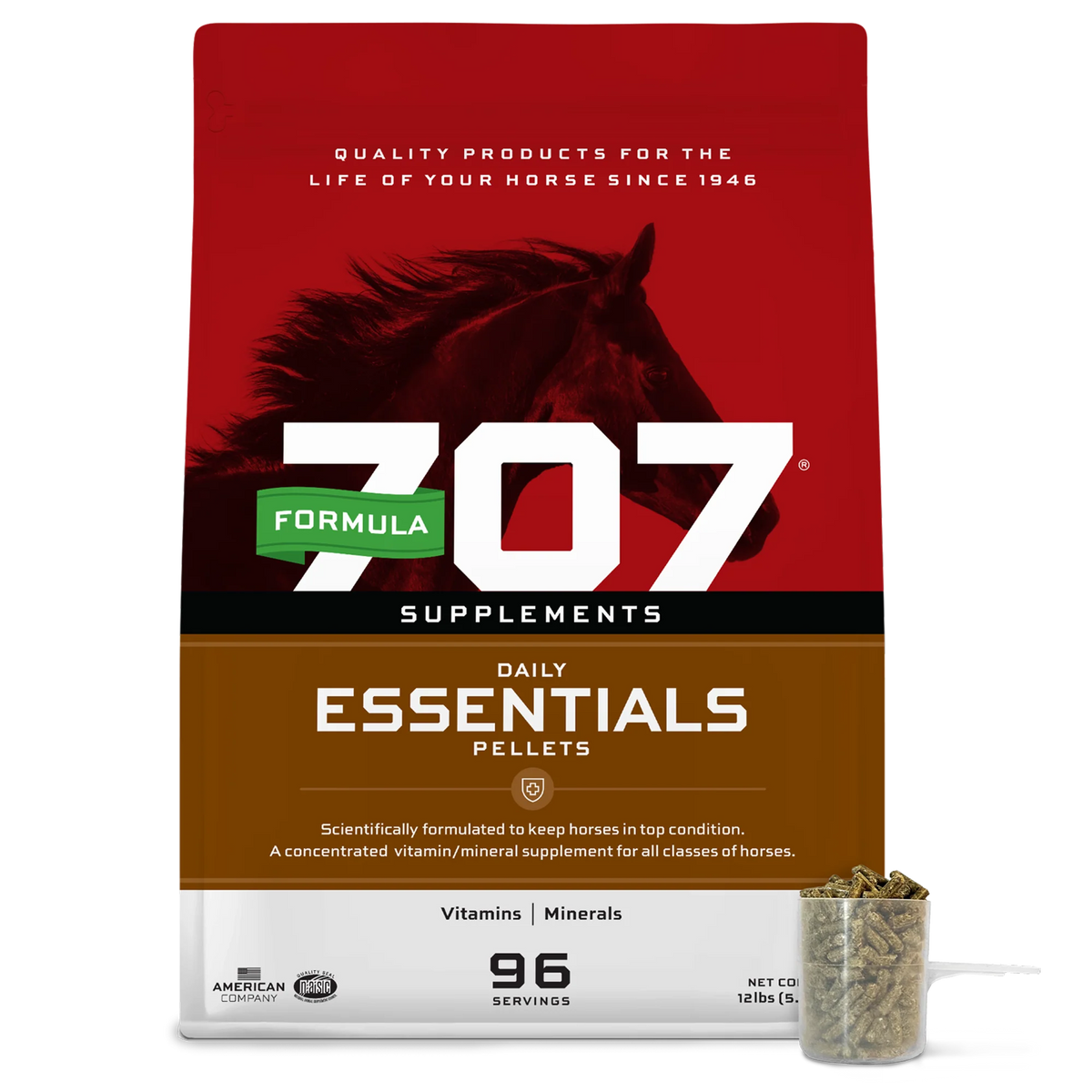 Formula 707 Daily Essentials Vitamins & Minerals Supplement for Horses