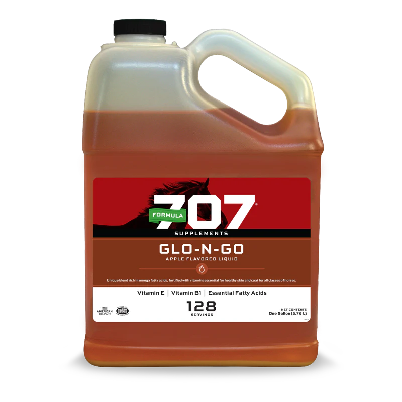 Formula 707 Glo-N-Go Liquid Fat Supplement for Horses (1 Gallon, 128 Servings)