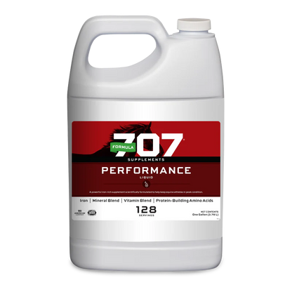 Formula 707 Performance Liquid Horse Supplement (1 Gallon, 128 Servings)