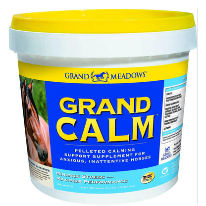 Grand Meadows Grand Calm Pellets Supplement For Horses (5 LB)