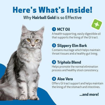 Hairball Gold- Help for Cat Hairballs