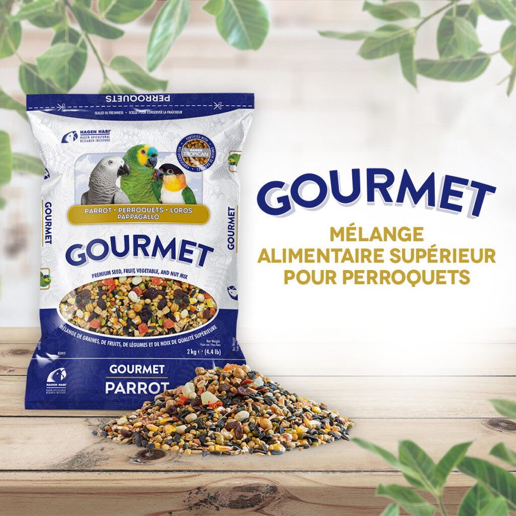 Hari Gourmet Premium Seed Mix for Parrots, 4.4-lb