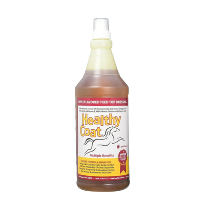Healthy Coat Apple Flavored Top Coat Multi-Benefit Supplement for Horses