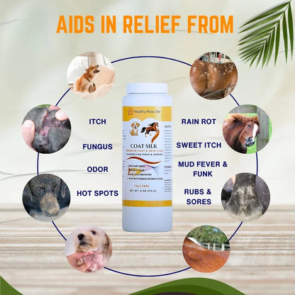 Healthy Paw Life Coat Silk for Dogs & Horses, 6-oz