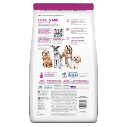 Hill's Science Diet Adult 11+ Small & Mini Chicken Meal, Brown Rice & Barley Recipe Dry Dog Food