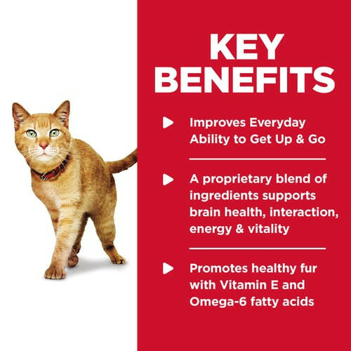 Hill's Science Diet Adult 7+ Senior Vitality Chicken Recipe Dry Cat Food