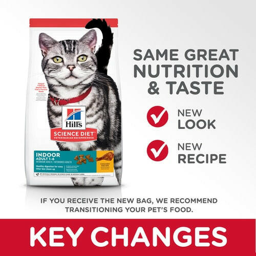 Hill's Science Diet Adult Indoor Dry Cat Food, Chicken Recipe
