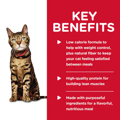 Hill's Science Diet Adult Light Canned Cat Food, Liver & Chicken Entrée (2.9 oz x 24 cans)