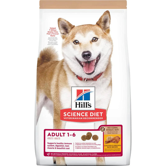 Hill's Science Diet Adult No Corn, Wheat or Soy Dry Dog Food, Chicken Recipe