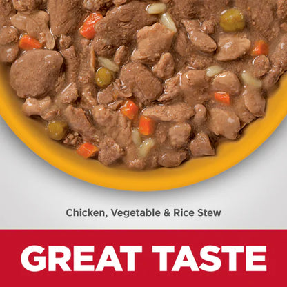 Hill's Science Diet Adult Perfect Digestion Chicken, Vegetable & Rice Stew Canned Dog Food (12.8 oz x 12 cans)