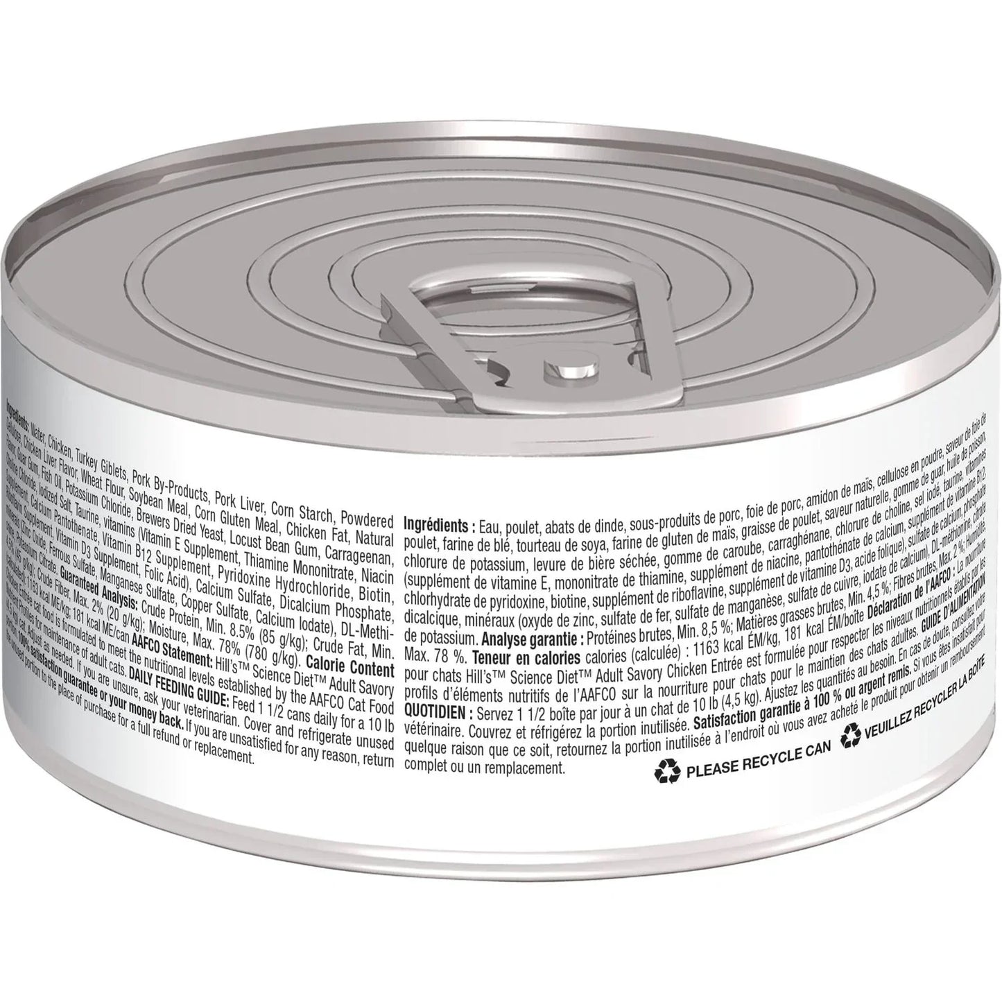 Hill's Science Diet Adult Savory Chicken Entrée Canned Cat Food (5.5 oz x 24 cans)
