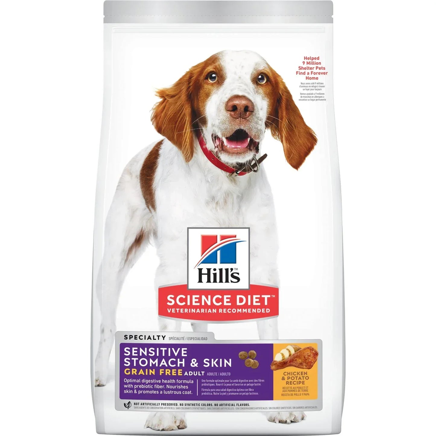 Hill's Science Diet Adult Sensitive Stomach & Skin Grain Free Chicken & Potato Recipe Dry Dog Food (24 lb)