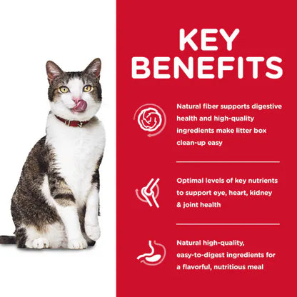 Hill's Science Diet Senior 11+ Dry Cat Food, Chicken Recipe (7 lb)