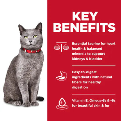 Hill's Science Diet Senior 7+ Dry Cat Food, Chicken & Brown Rice Recipe (15 lb)