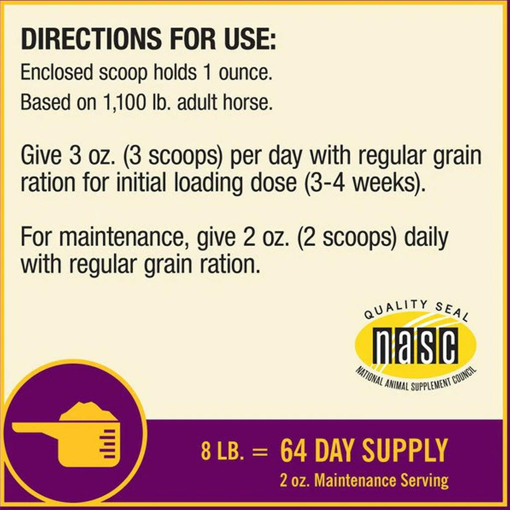 Horse Health Products Joint Combo Hoof & Coat 3-in-1 Apple Flavor Pellets Horse Supplement