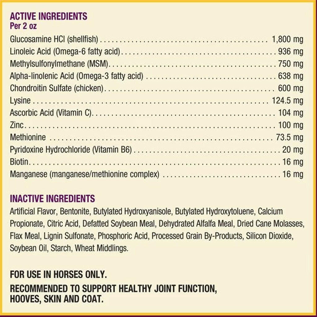 Horse Health Products Joint Combo Hoof & Coat 3-in-1 Apple Flavor Pellets Horse Supplement