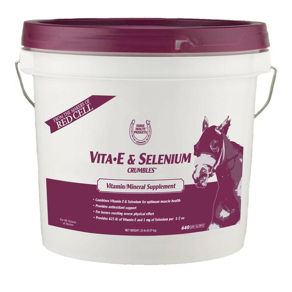Horse Health Products Vitamin-E & Selenium Crumbles Horse Supplement