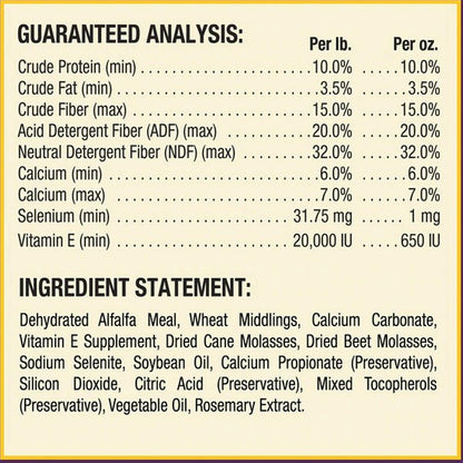 Horse Health Products Vitamin-E & Selenium Crumbles Horse Supplement