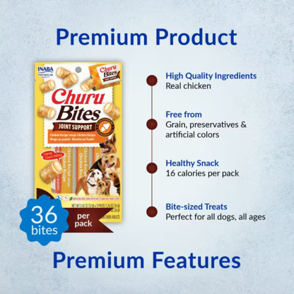 Inaba Churu Bites Joint Support Dog Treats (3 packs)