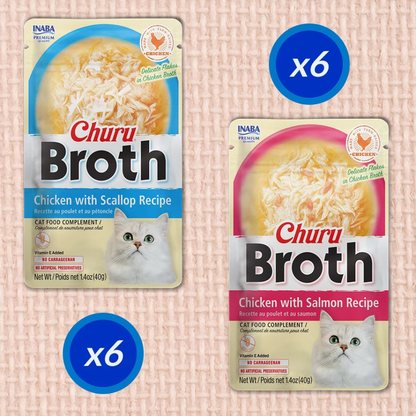 Inaba Churu Broth (1.4 oz x 12 pouches)