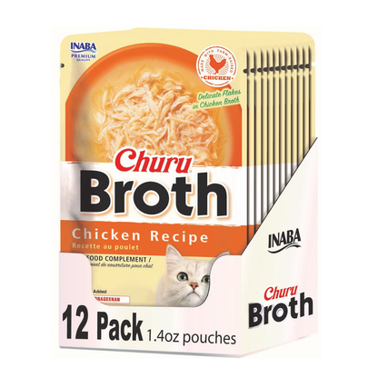 Inaba Churu Broth (1.4 oz x 12 pouches)