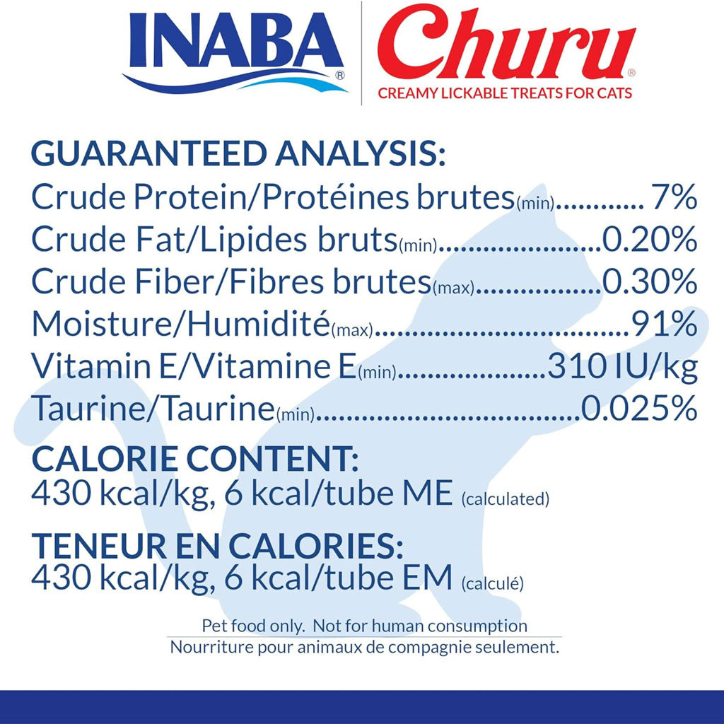 Inaba Churu Chicken & Beef Variety Pack Grain-Free Lickable Treat for Cats, 20 count box