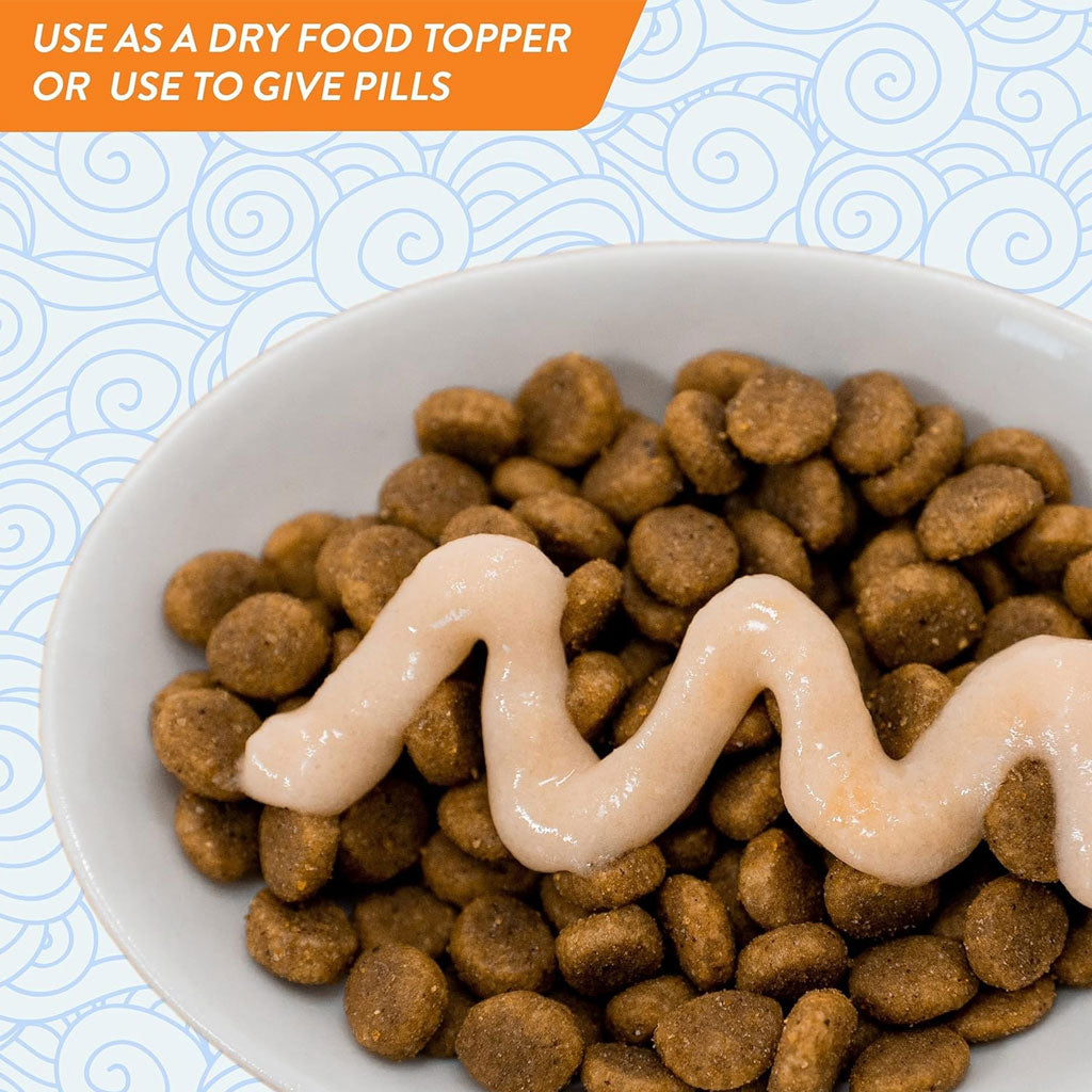 Inaba Churu Chicken  with Scallop Puree Grain-Free Lickable Treat for Cats, 0.5-oz x 4-tubes
