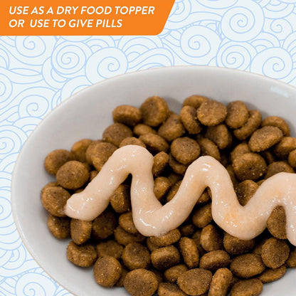 Inaba Churu Chicken  with Scallop Puree Grain-Free Lickable Treat for Cats, 0.5-oz x 4-tubes