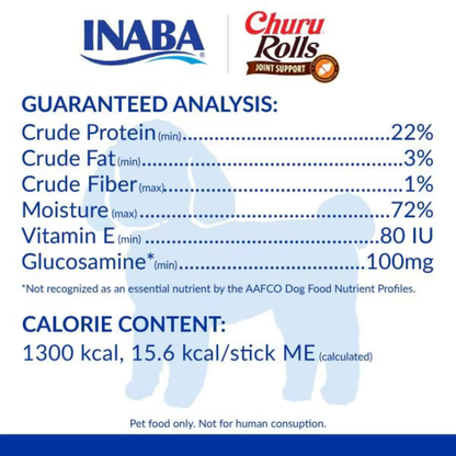 Inaba Churu Rolls Joint Support Dog Treats (3 sticks)