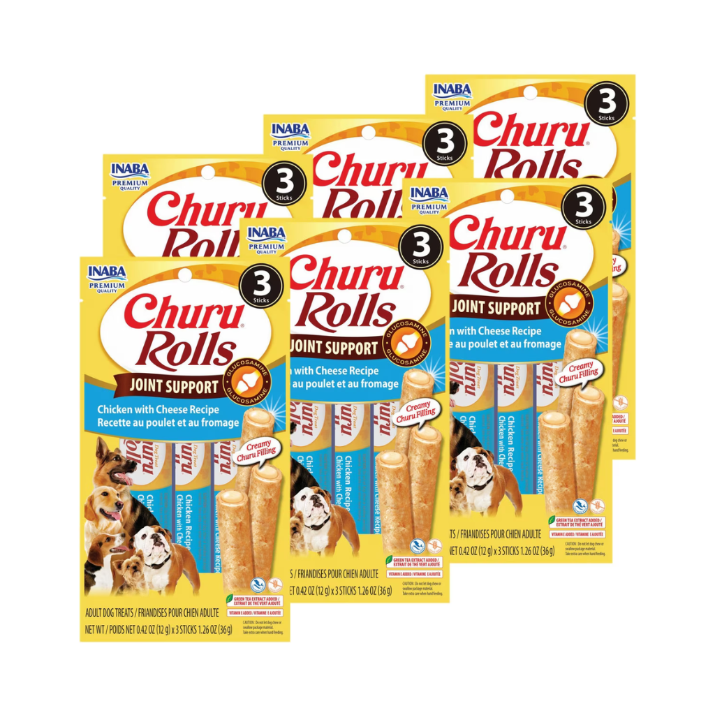 Inaba Churu Rolls Joint Support Dog Treats (3 sticks)