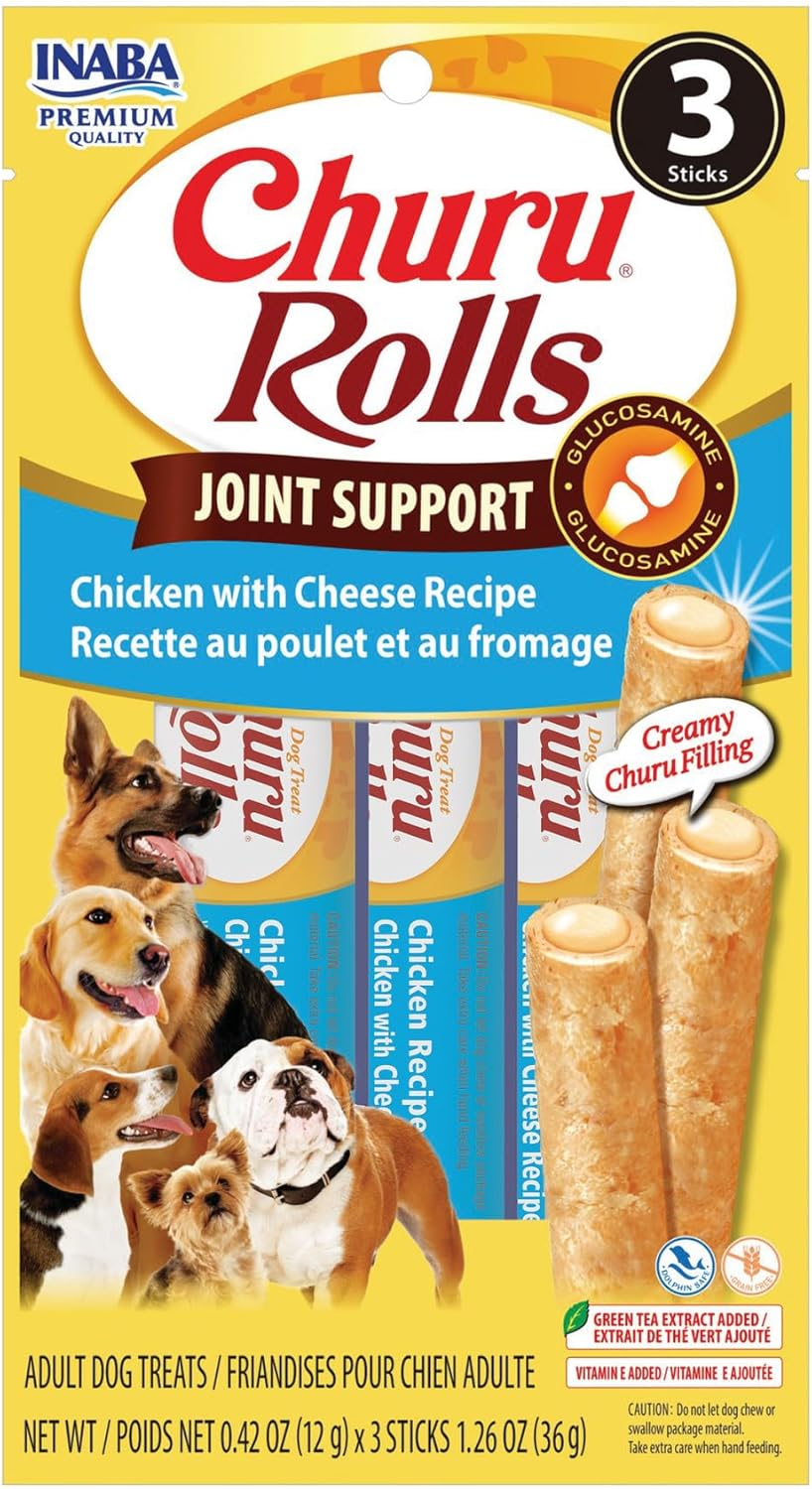 Inaba Churu Rolls Joint Support Dog Treats (3 sticks)