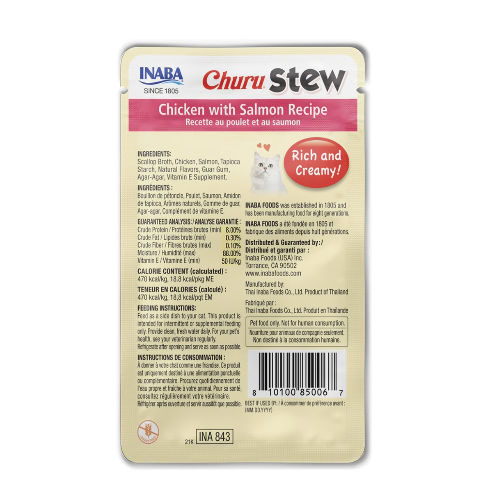 Inaba Churu Stew for Cats (1.4 oz x 12 puches)