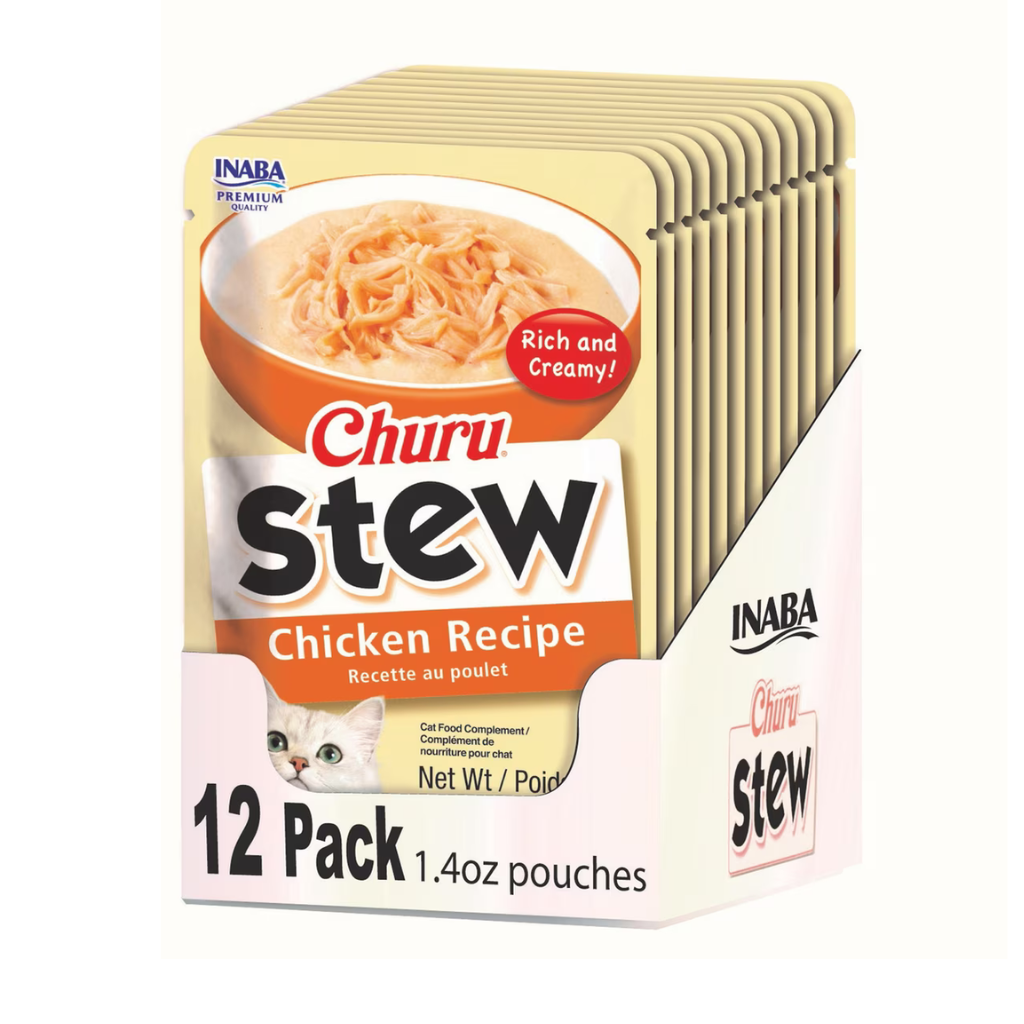 Inaba Churu Stew for Cats (1.4 oz x 12 puches)