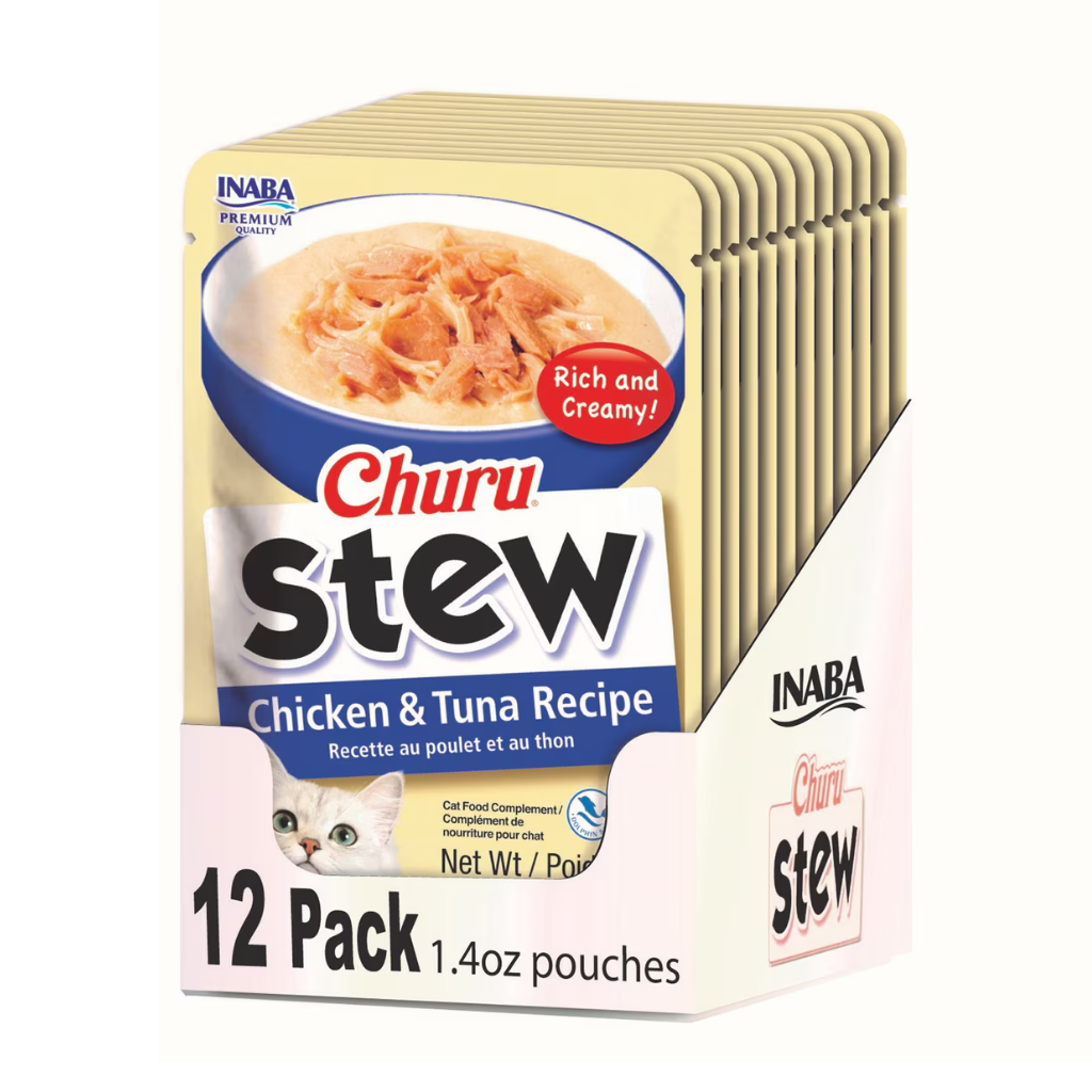 Inaba Churu Stew for Cats (1.4 oz x 12 puches)