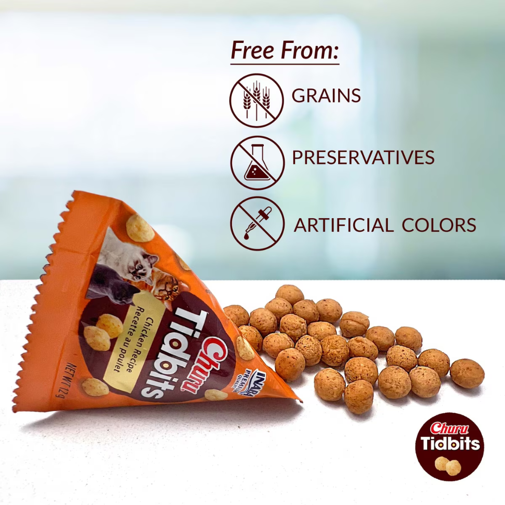 Inaba Churu Tidbits  Soft & Creamy Cat Treats (8 packs)