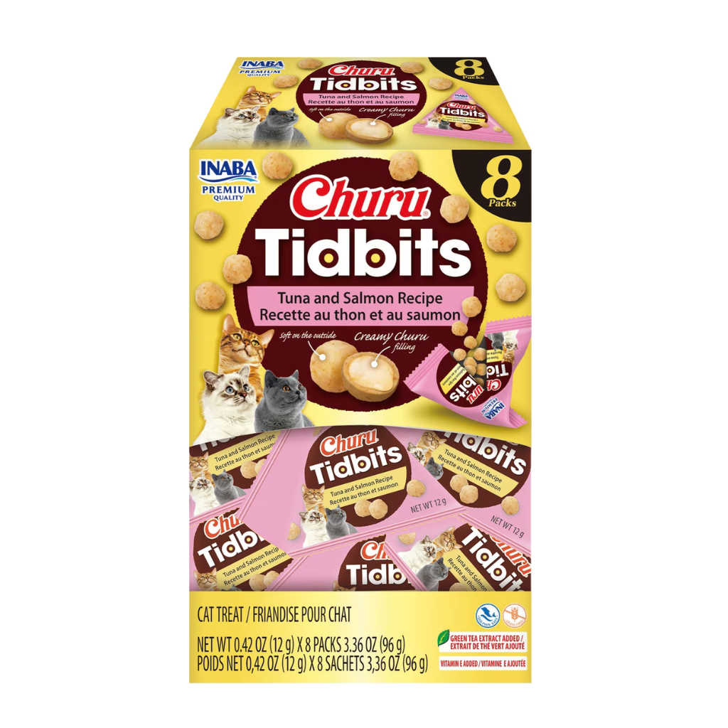 Inaba Churu Tidbits  Soft & Creamy Cat Treats (8 packs)