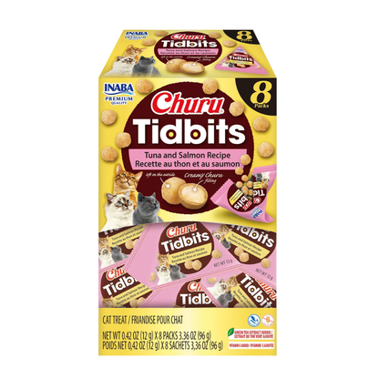 Inaba Churu Tidbits  Soft & Creamy Cat Treats (8 packs)