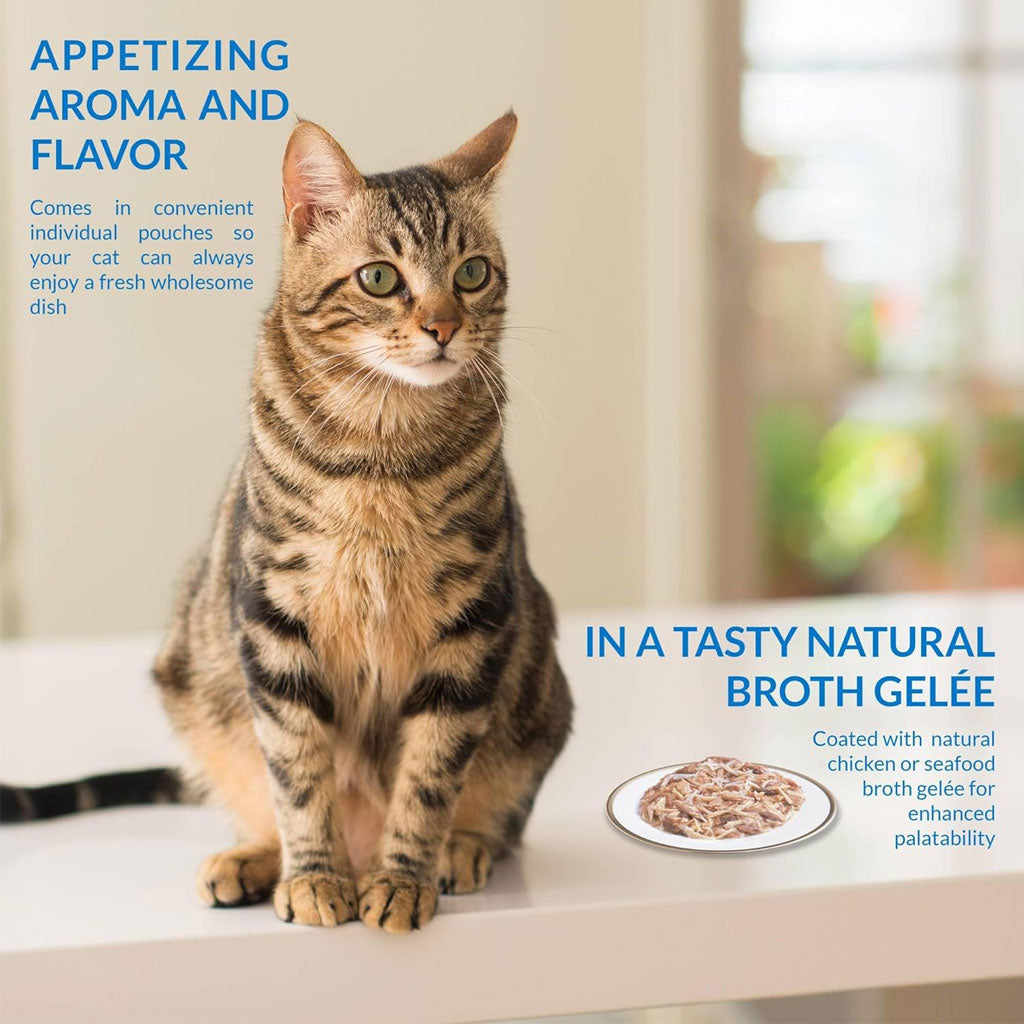 Inaba Twin Packs Chicken Recipe in Chicken Broth Grain-Free Cat Food, 1.4-oz